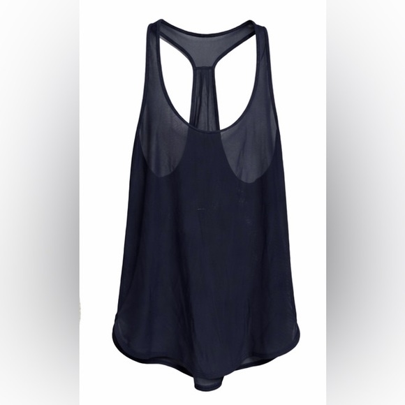 lululemon athletica Tops - Lululemon 105 Singlet Mesh Fabric Size 6 Naval Blue 08052